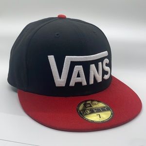 Vans New Era size 7 flat bill hat